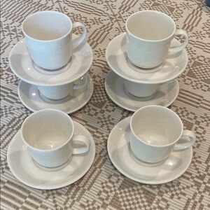 Capital - Royal Doulton - Hotel Porcelain - Set of 6 creamy white classic style